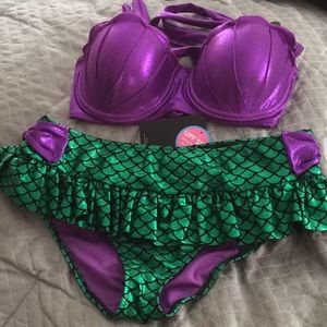 Disney NWT little mermaid bikini